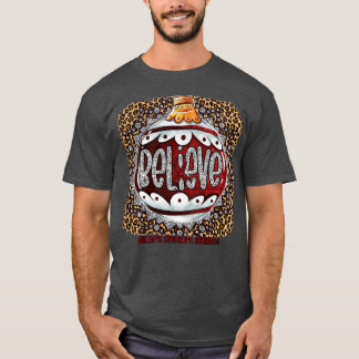 Williams Syndrome Awareness Believe Ornament Leopa T-Shirt