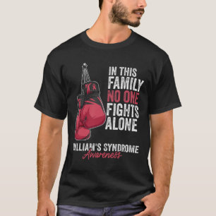 William's Syndrome Awareness Month Gloves Burgundy T-Shirt