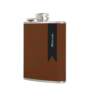 Williams Wilson & Sons No. 99 Plaid Pattern Tartan Hip Flask