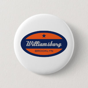 Williamsburg 6 Cm Round Badge