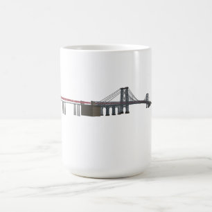 Williamsburg Bridge: 3D Model: Coffee Mug