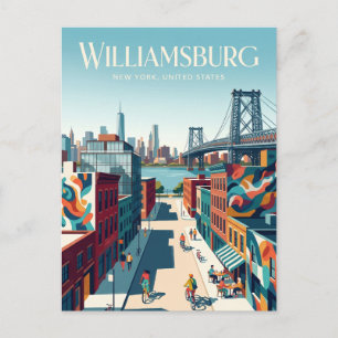 Williamsburg New York State Postcard