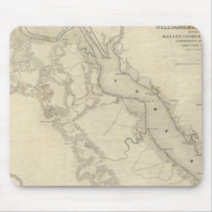 Williamsburg to the White House Mouse Pad