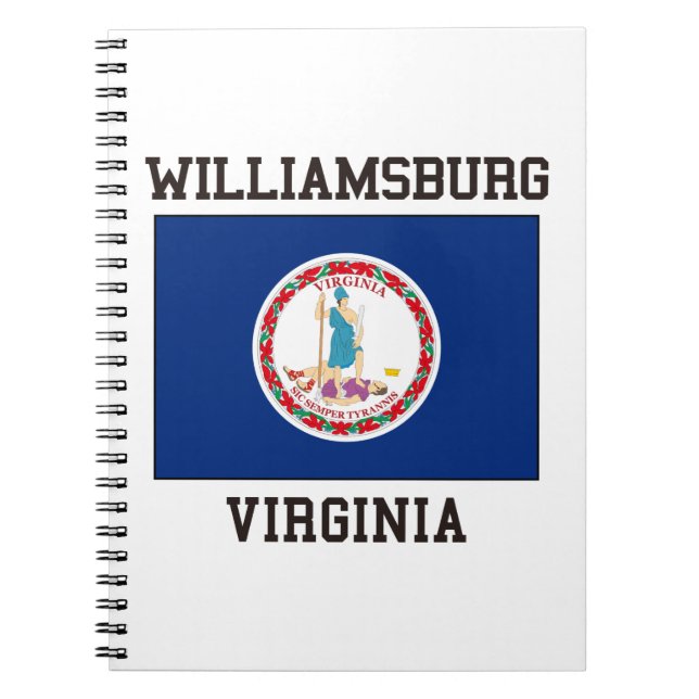 Williamsburg Virginia Notebook (Front)