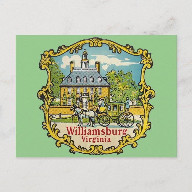 Williamsburg Virginia - Postcard (Front)