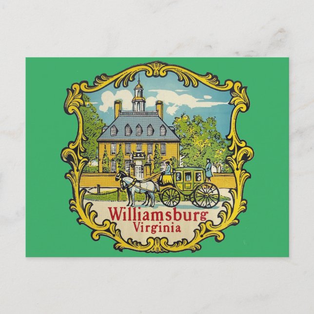 Williamsburg Virginia - Postcard (Front)
