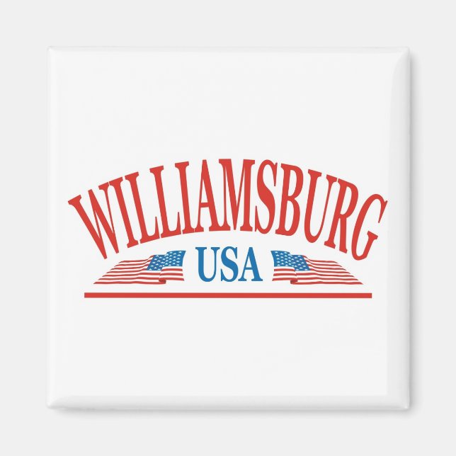 Williamsburg Virginia USA Magnet (Front)
