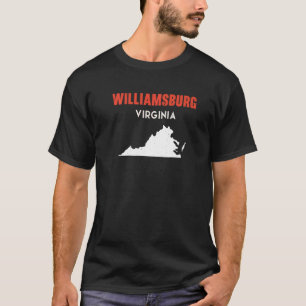 Williamsburg Virginia USA State America Travel Vir T-Shirt