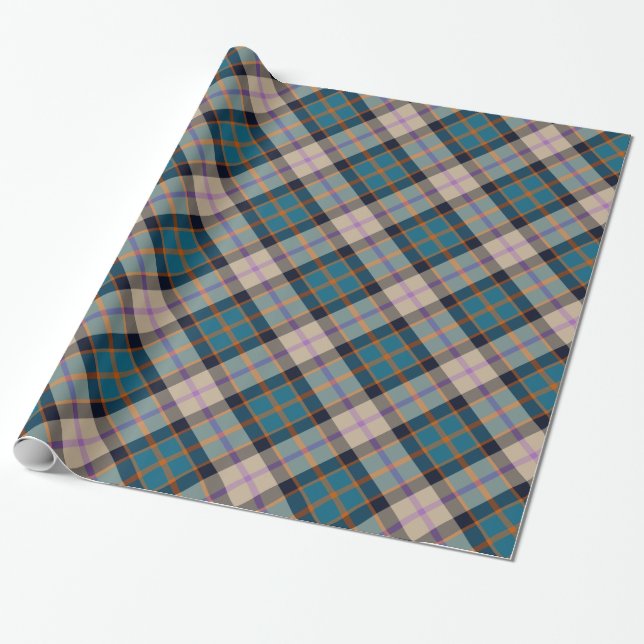Williamson Acient Tartan Wrapping paper (Unrolled)