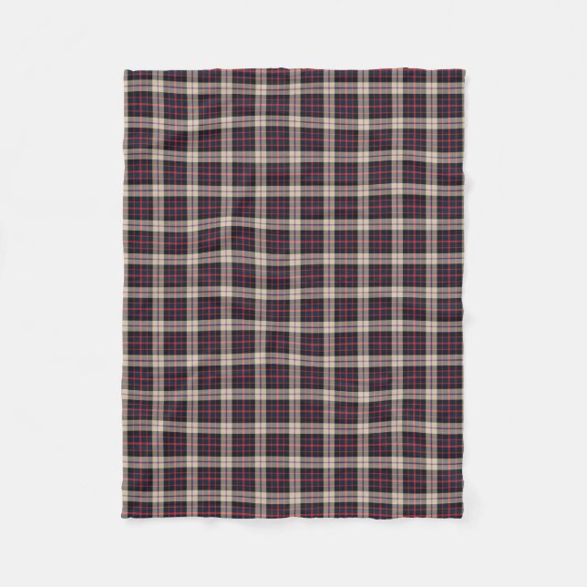 Williamson Modern Tartan fleece blanket (Front)