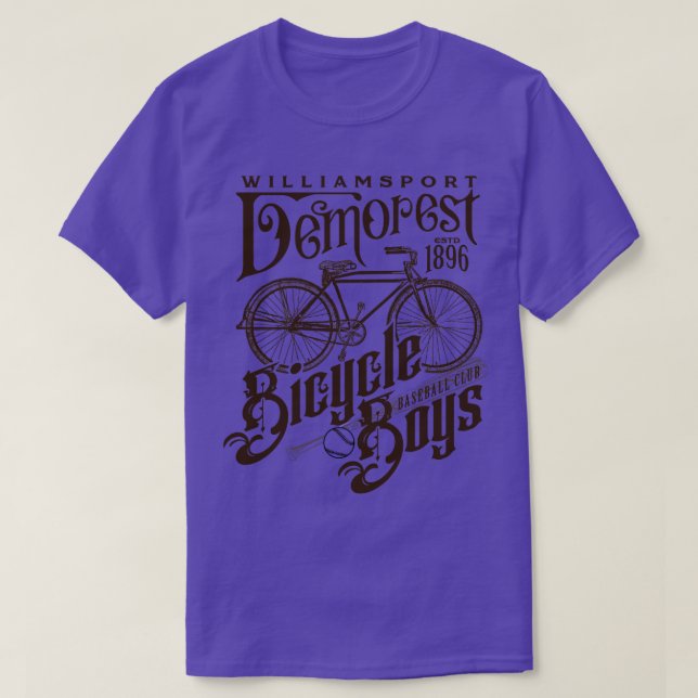 Williamsport Demorest Bicycle Boys T-Shirt (Design Front)