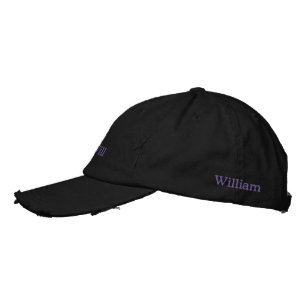 Willian Name Embroidered, Embroidered Hat