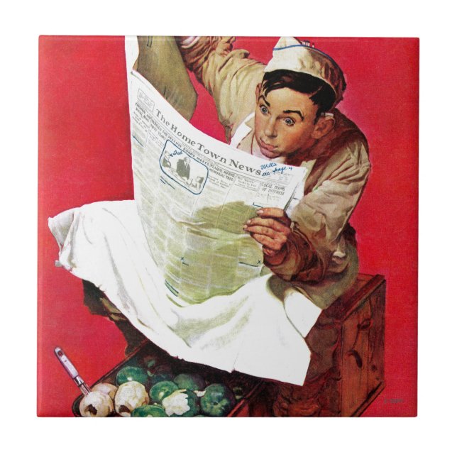 Willie Gillis on K.P Ceramic Tile (Front)