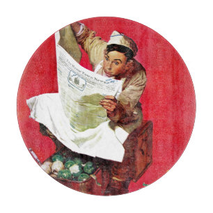 Willie Gillis on K.P Cutting Board