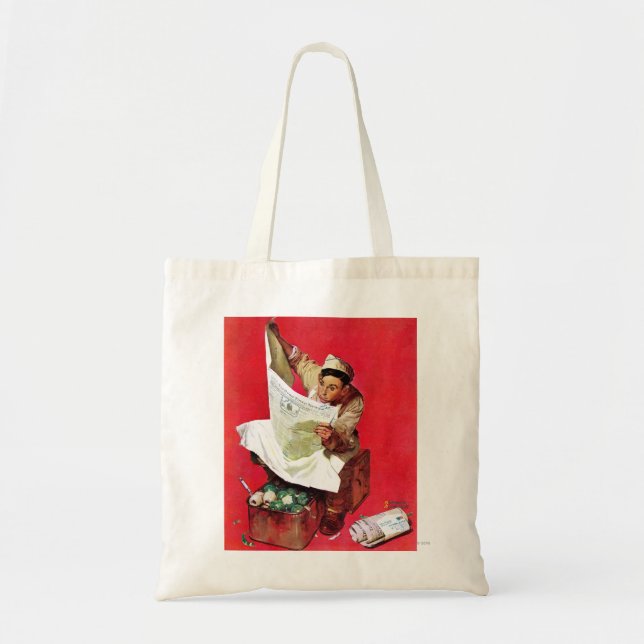 Willie Gillis on K.P Tote Bag (Front)