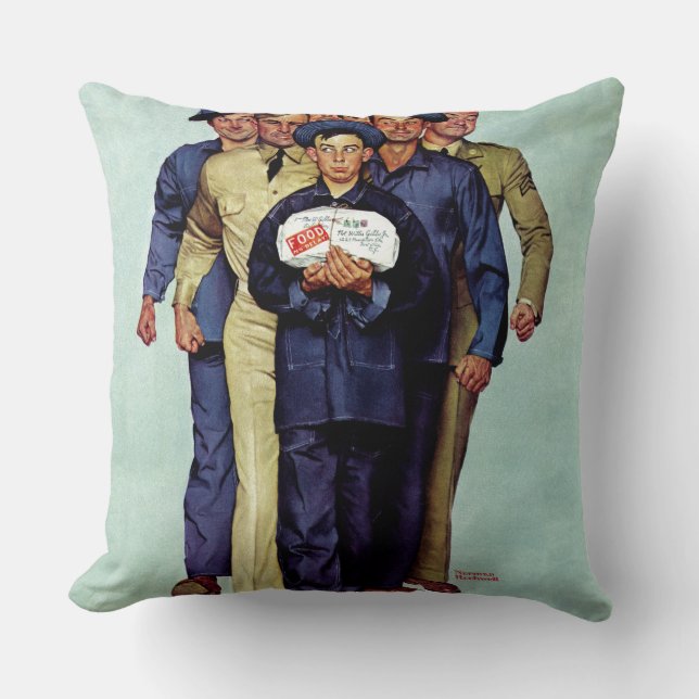 Willie Gillis' Package from Home Cushion (Front)