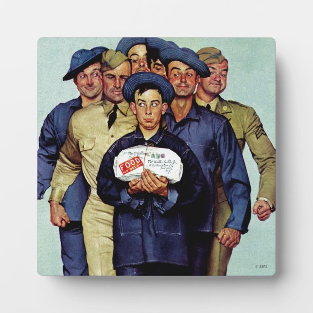 Willie Gillis' Package from Home Plaque (Front)