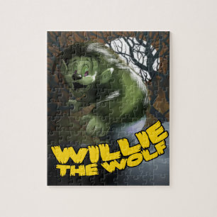 Willie the Wolf at the Movies Jigsaw Puzzle