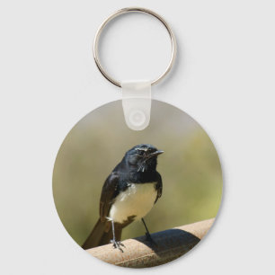 Willie Wagtail Key Ring