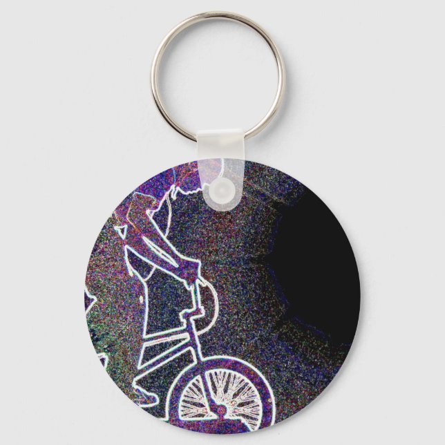 WillieBMX The Glowing Edge Key Ring (Front)