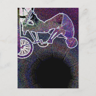 WillieBMX The Glowing Edge Postcard