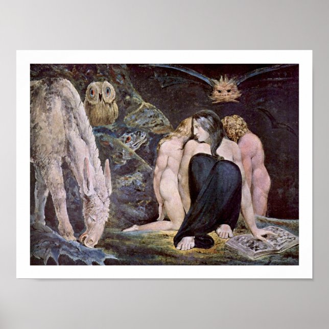 Willim Blake - Hecate; Night of Enitharmon's Joy Poster (Front)