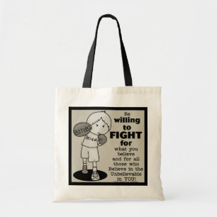 Willing to Fight Tote Bag