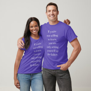 Willing To Learn Basic Dark T-Shirt