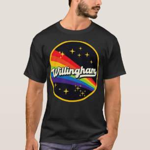 Willingham Rainbow In Space Vintage Style T-Shirt