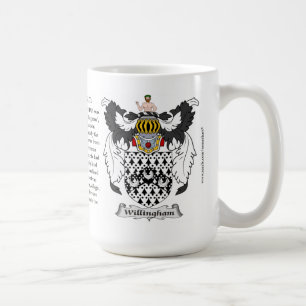 Willingham, the Origin, the Meaning and the Crest Coffee Mug