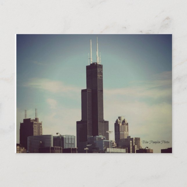 Willis Tower Chicago Postcard (Front)
