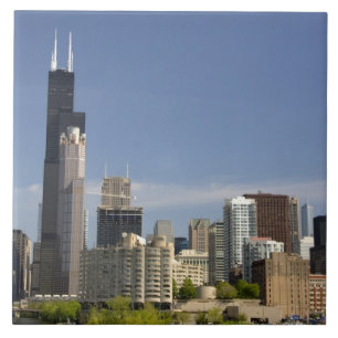 Willis Tower formerly known as the Sears Tower Ceramic Tile