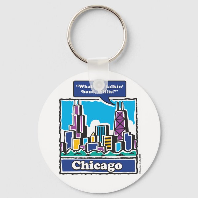 Willis Tower/Sears Tower Key Ring (Front)