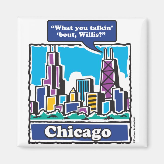 Willis Tower/Sears Tower Magnet (Front)