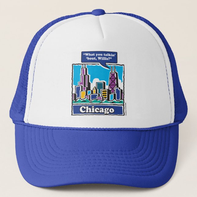 Willis Tower/Sears Tower Trucker Hat (Front)