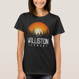 Williston Vermont V Vintage 70s 80s 90s Retro T-Shirt