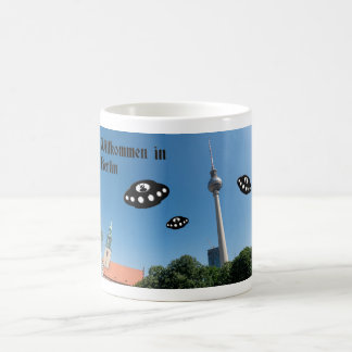 Willkommen in Berlin.   Extra-terrestial visitors  Coffee Mug