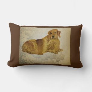 Willoughby The Golden Retriever Lumbar Cushion