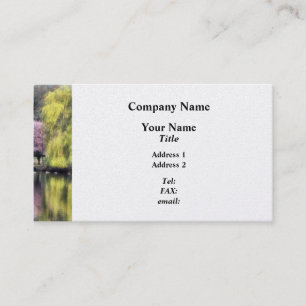 Willow and Cherry by Lake Business Card