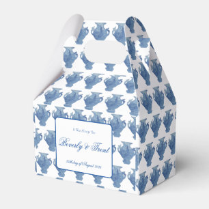 Willow Blue and White Ginger Jars Jar Favour Box