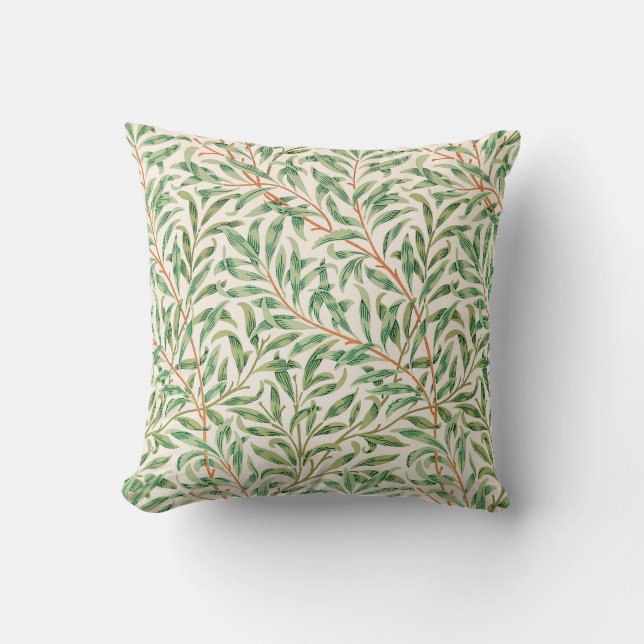 Willow Bough by William Morris Cushion (Front)