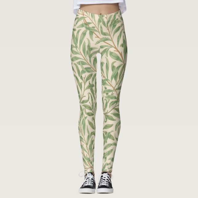 Willow Bough (by William Morris) Leggings (Front)