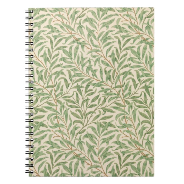 Willow Bough (by William Morris) Notebook (Front)