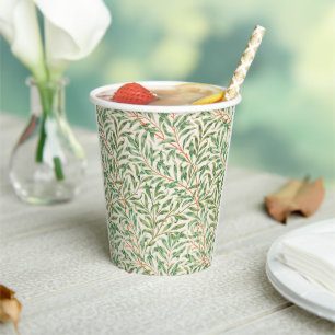 Willow Bough by William Morris Paper Cups