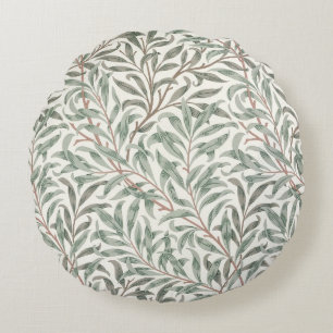 Willow Bough, wallpaper design, 1874 (wallpaper) Round Cushion