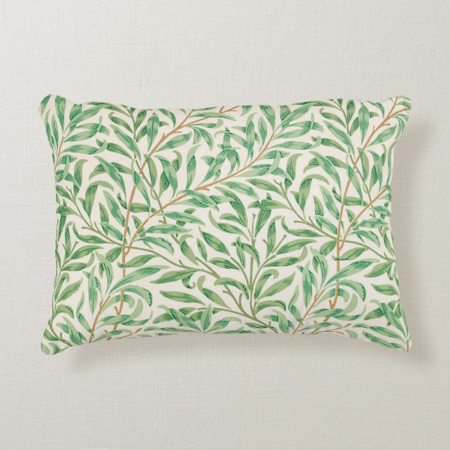 Willow Bough William Morris Pattern Decorative Cushion (Front)