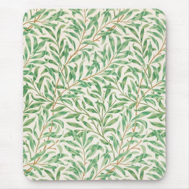 Willow Bough William Morris Pattern Mouse Pad (Front)
