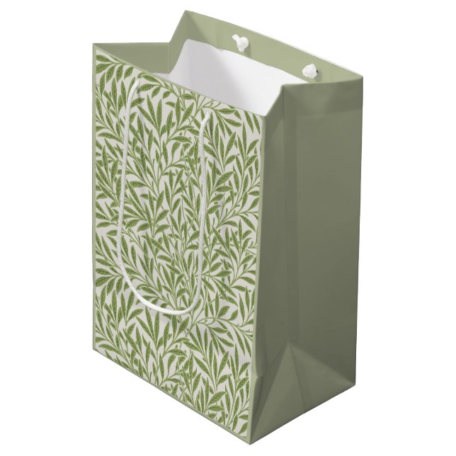 Willow Boughs by William Morris Medium Gift Bag (Front Angled)