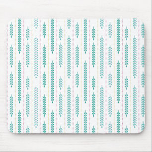 willow branch pattern mousepad