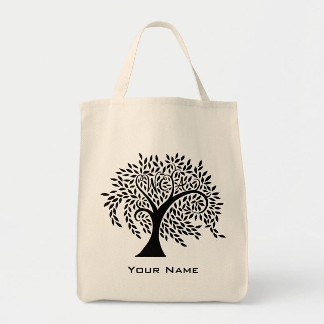 Willow Creek Academy Wispy Tree Logo Tote Bag (Front)